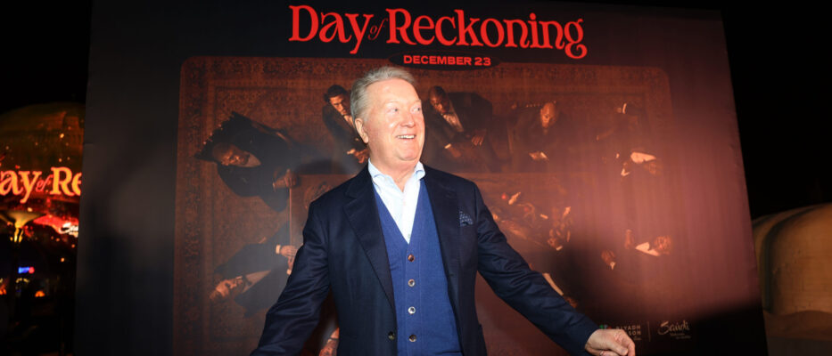 Frank Warren Day Of Reckoning Grand Arrivals In Riyadh