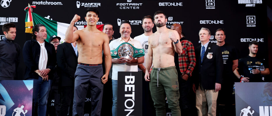 Jaime Munguia v John Ryder - Weigh-in