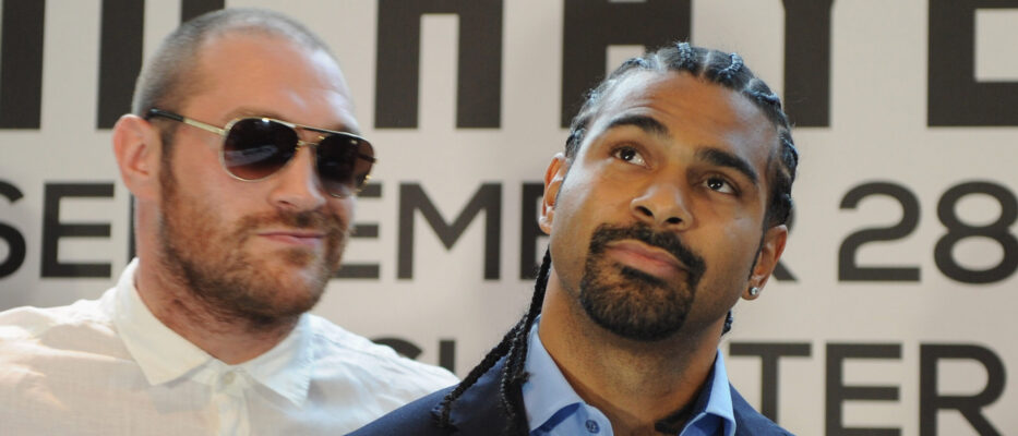 David Haye And Tyson Fury Press Conference